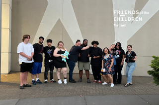 Group photo of Friends of the Children graduates